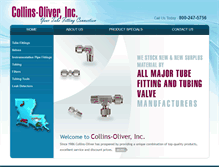Tablet Screenshot of collins-oliver.com